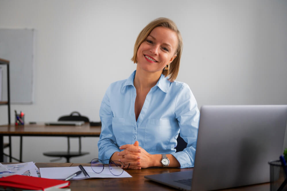 working smarter not harder, Business owner planning efficient work schedule